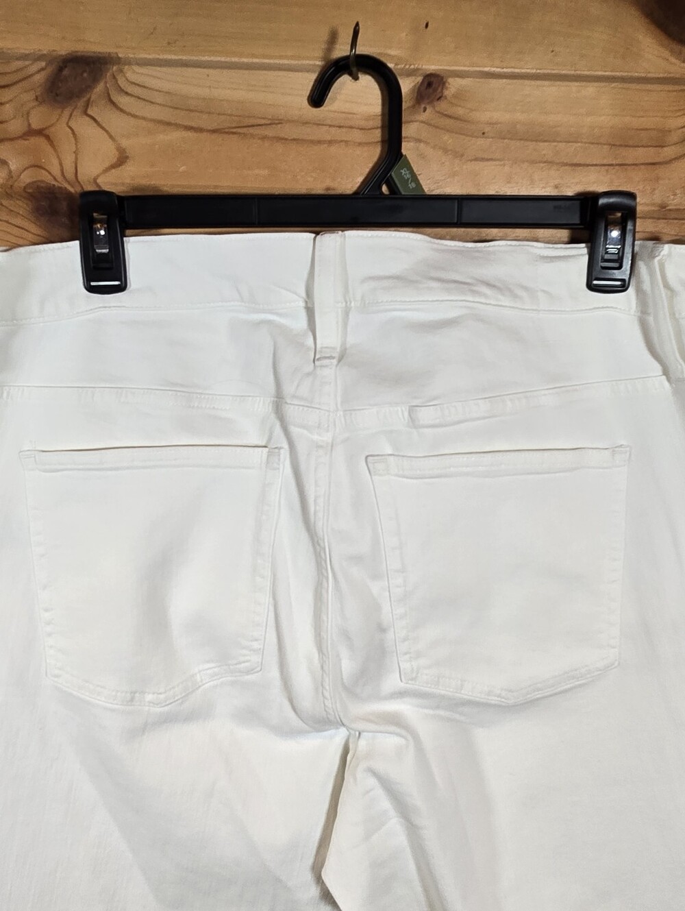 J. Crew Womens '03 Kickout Crop Jeans Size 34 White Denim High Rise Stretch NWT - Picture 5 of 8